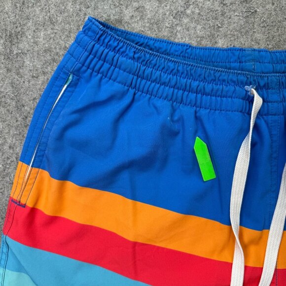 Chubbies Athletic Shorts Men S Blue Orange White Liner 7" Performance Stretch - Picture 2 of 16